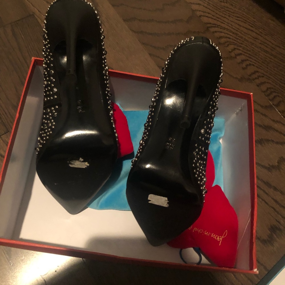 BNIB Jean Michel Cazbat leather studded heels - Picture 4 of 5
